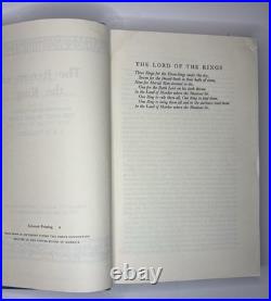 JRR Tolkien Complete Set 1st U. S. Edition 15th & 11th Printing Map No DJ