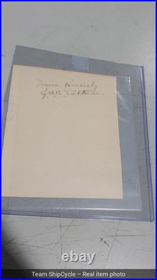 JRR Tolkien Cut Autograph Lord Of the Rings G2U