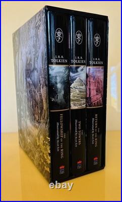 JRR Tolkien Lord Of The Rings, Hardback 2002 Trilogy Box Set