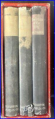 JRR Tolkien Lord Of The Rings RED BOX Set 1965 RARE 2nd Ed. Hardcover with Maps