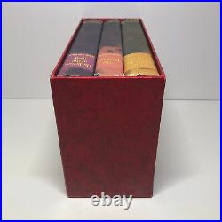 JRR Tolkien Lord Of The Rings RED BOX Set 1965 RARE 2nd Ed. Hardcover with Maps