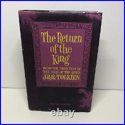 JRR Tolkien Lord Of The Rings RED BOX Set 1965 RARE 2nd Ed. Hardcover with Maps