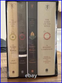 JRR Tolkien Lord Of The Rings Reader's Companion Sealed Box Set LOTR RRP £100