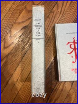 JRR Tolkien Lord Of The Rings Trilogy 3 Vol Set In Slipcase Silver Anniversay Ed