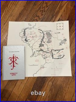 JRR Tolkien Lord Of The Rings Trilogy 3 Vol Set In Slipcase Silver Anniversay Ed