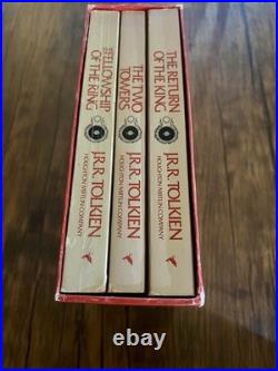 JRR Tolkien Lord Of The Rings Trilogy Box Set 1978 1st Printing Books Rare
