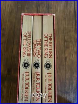 JRR Tolkien Lord Of The Rings Trilogy Box Set 1978 1st Printing Books Rare