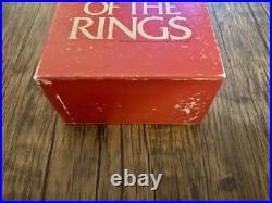 JRR Tolkien Lord Of The Rings Trilogy Box Set 1978 1st Printing Books Rare