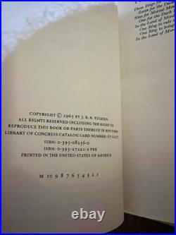 JRR Tolkien Lord Of The Rings Trilogy Box Set 1978 1st Printing Books Rare