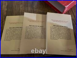 JRR Tolkien Lord Of The Rings Trilogy Box Set 1978 1st Printing Books Rare