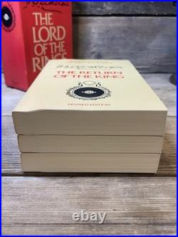 JRR Tolkien Lord Of The Rings Trilogy Box Set 1978 Revised 2nd Edition Books