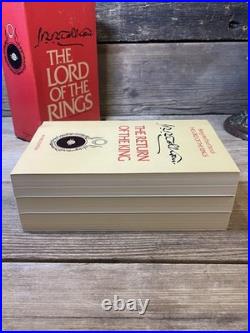 JRR Tolkien Lord Of The Rings Trilogy Box Set 1978 Revised 2nd Edition Books
