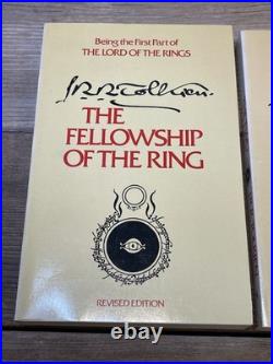 JRR Tolkien Lord Of The Rings Trilogy Box Set 1978 Revised 2nd Edition Books