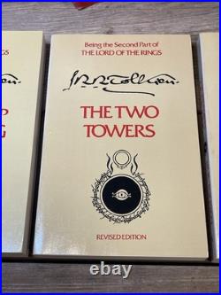 JRR Tolkien Lord Of The Rings Trilogy Box Set 1978 Revised 2nd Edition Books