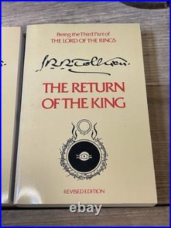 JRR Tolkien Lord Of The Rings Trilogy Box Set 1978 Revised 2nd Edition Books