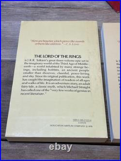 JRR Tolkien Lord Of The Rings Trilogy Box Set 1978 Revised 2nd Edition Books