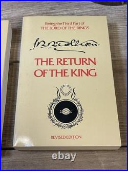 JRR Tolkien Lord Of The Rings Trilogy Box Set 1978 Revised 2nd Edition Books