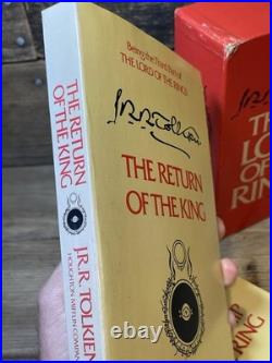JRR Tolkien Lord Of The Rings Trilogy Box Set 1978 Revised 2nd Edition Books