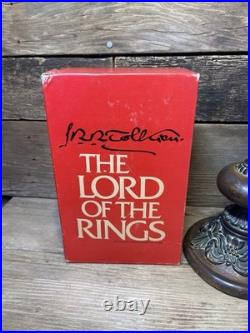 JRR Tolkien Lord Of The Rings Trilogy Box Set 1978 Revised 2nd Edition Books