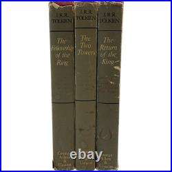 JRR Tolkien Lord Of The Rings Trilogy Revised 2nd Edition 5th Impression 1970