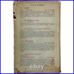 JRR Tolkien Lord Of The Rings Trilogy Revised 2nd Edition 5th Impression 1970