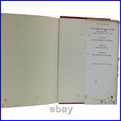 JRR Tolkien Lord Of The Rings Trilogy Revised 2nd Edition 5th Impression 1970