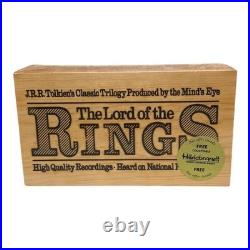 JRR Tolkien Lord of the Rings 12 Audio Cassettes Box Set Radio Drama Mind's Eye JRR Tolkien Lord of the Rings 12 Audio Cassettes Box Set Radio Drama Mind's Eye