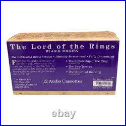 JRR Tolkien Lord of the Rings 12 Audio Cassettes Box Set Radio Drama Mind's Eye JRR Tolkien Lord of the Rings 12 Audio Cassettes Box Set Radio Drama Mind's Eye