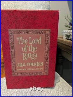 JRR Tolkien Lord of the Rings Box Set 70s Trade 2nd Ed 14th Prt+ Alan Lee Hobbit