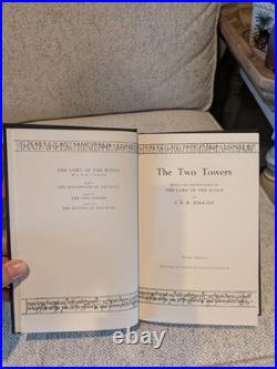JRR Tolkien Lord of the Rings Box Set 70s Trade 2nd Ed 14th Prt+ Alan Lee Hobbit