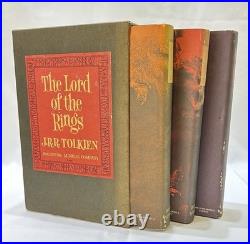 JRR Tolkien Lord of the Rings Boxed Set with Maps, 1965 Second Edition