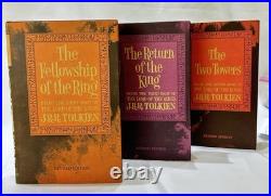 JRR Tolkien Lord of the Rings Boxed Set with Maps, 1965 Second Edition
