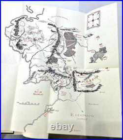 JRR Tolkien Lord of the Rings Boxed Set with Maps, 1965 Second Edition
