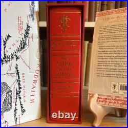 JRR Tolkien Lord of the Rings Deluxe HC Illust. Red Slipcase Boxed Ed Gorgeous