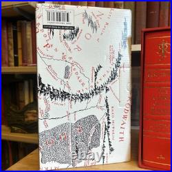 JRR Tolkien Lord of the Rings Deluxe HC Illust. Red Slipcase Boxed Ed Gorgeous