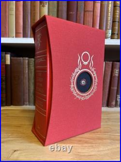 JRR Tolkien Lord of the Rings Deluxe HC Illust. Red Slipcase Boxed Ed Gorgeous