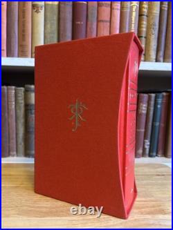 JRR Tolkien Lord of the Rings Deluxe HC Illust. Red Slipcase Boxed Ed Gorgeous