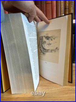 JRR Tolkien Lord of the Rings Deluxe HC Illust. Red Slipcase Boxed Ed Gorgeous