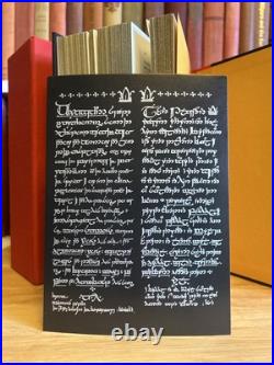 JRR Tolkien Lord of the Rings Deluxe HC Illust. Red Slipcase Boxed Ed Gorgeous