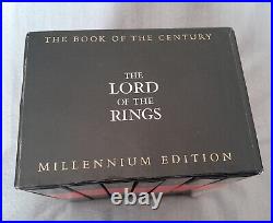 JRR Tolkien Lord of the Rings Millennium Edition, 7 vol boxset 1999, hb F/VG