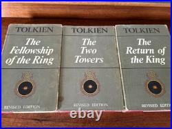 JRR Tolkien Lord of the Rings Trilogy 1970/1 Revised Edition 5th/6th Impression