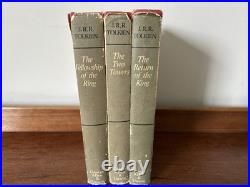 JRR Tolkien Lord of the Rings Trilogy 1970/1 Revised Edition 5th/6th Impression