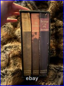 JRR Tolkien Set Of 5 Books Lord Of The Rings The Hobbit The Silmarillion