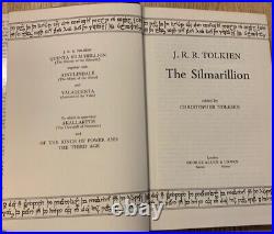 JRR Tolkien Silmarillion First Edition 1st Print LORD OF THE RINGS with errors