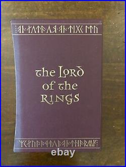 JRR Tolkien The Lord Of The Rings Folio Society Edition (2004)