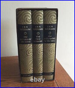 JRR Tolkien The Lord Of The Rings Folio Society Trilogy First Edition 1977