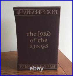 JRR Tolkien The Lord Of The Rings Folio Society Trilogy First Edition 1977