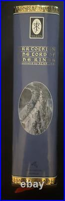 JRR Tolkien The Lord Of The Rings Illustrated By Alan Lee Hardcover DJ 1st Ed