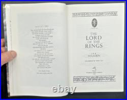 JRR Tolkien The Lord Of The Rings Illustrated By Alan Lee Hardcover DJ 1st Ed