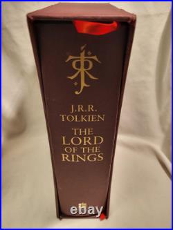JRR Tolkien The Lord Of The Rings Single Volume Tome With Slip Cover, Maps 2013